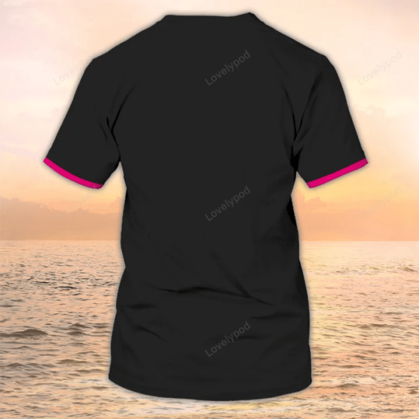 Dog Groomer Custom T Shirt, Pet Groomer Uniform Pink Salon Pet, Personalized Name 3D Tshirt - Image 2