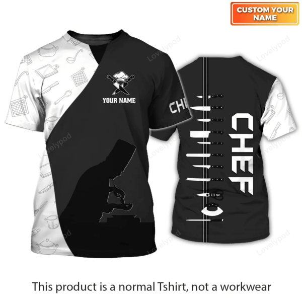 Personalized Chef Shirt, Chef Apparel, Chef Wear Cook Shirts, Chef Uniform - Image 5