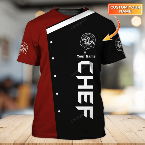 Personalized 3D Shirt For Master Chef, Chef T Shirt, Summer Gift For Chef - Image 2