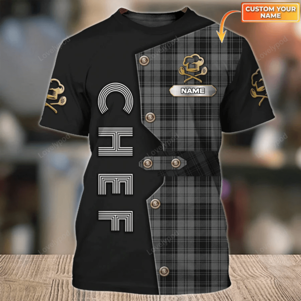 Chef Gift for Father, Cook, Chef 3D all over printed , Male Chef Shirt, Cooking Shirt, Mom Cooking Gift