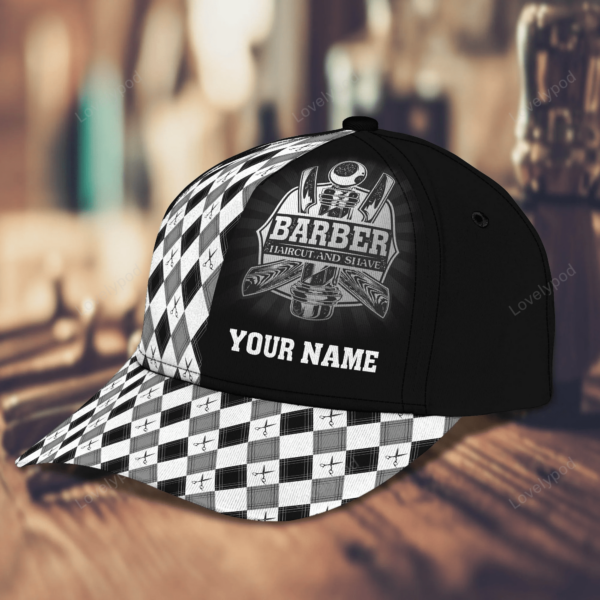 Customized Barber Cap Hat Summer Classic Cap For A Barber Cap Uniform Hair Cut Salon - Image 4