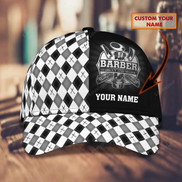 Customized Barber Cap Hat Summer Classic Cap For A Barber Cap Uniform Hair Cut Salon - Image 2