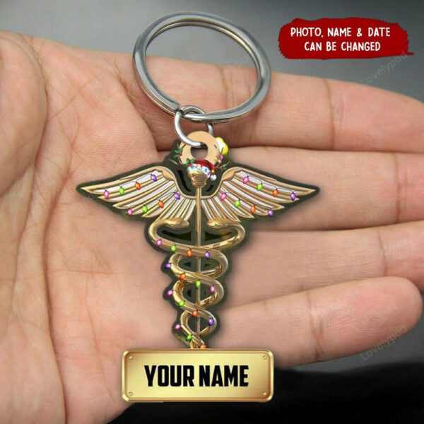 Personalized Nurse Keychain, Gift For Nurse, Keychain Nurse Gifts, Keychain Gifts for Nurses - Image 3