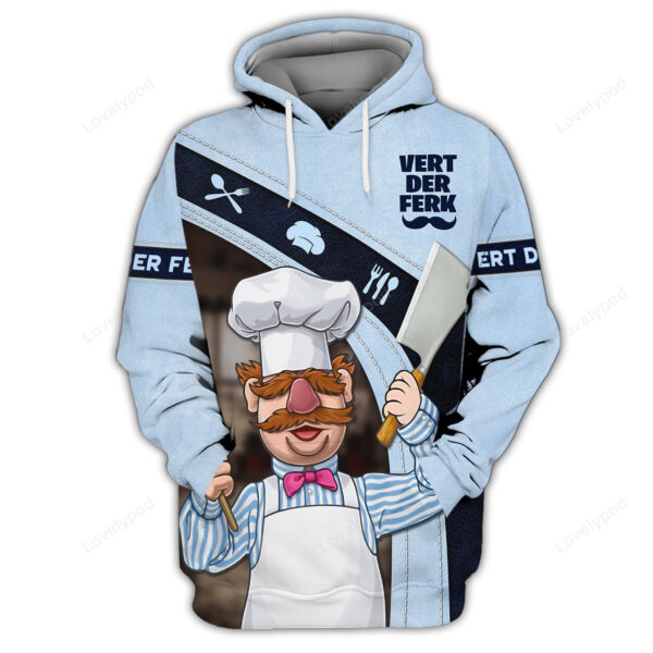 Very Der Ferk 3D Shitrs, Chef Shirt, Chef hoodie, Cooking Clothing - Image 3