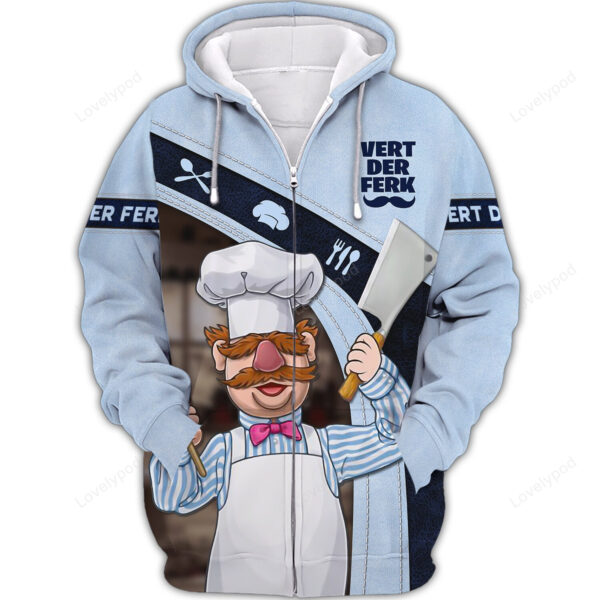 Very Der Ferk 3D Shitrs, Chef Shirt, Chef hoodie, Cooking Clothing - Image 4