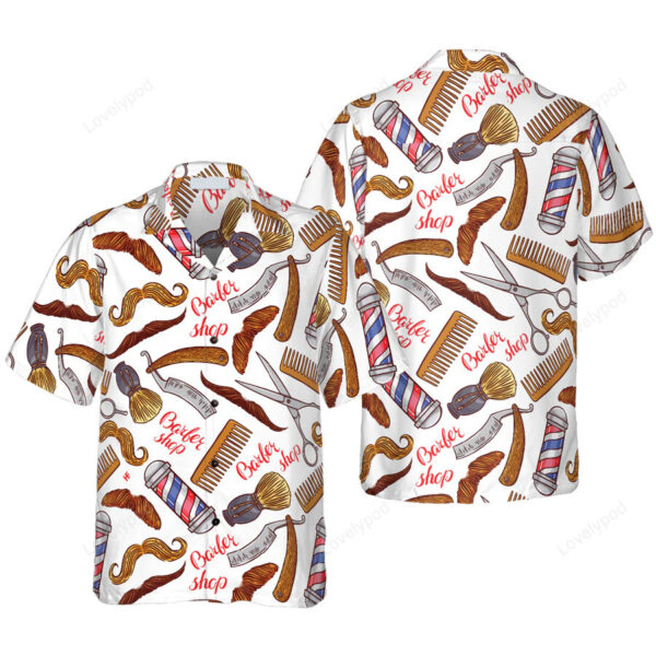 Barber's Life Shirt For Men Hawaiian Shirt