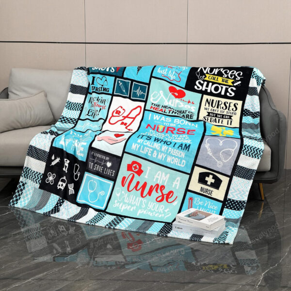 Nurse Gifts Throw Blanket for Nurses RN Gifts, Thank You Present for Nurse - Image 3